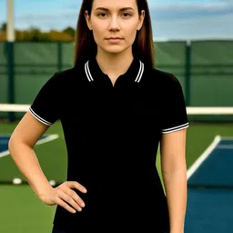 Seiyon Tex Women Solid Polo Collar Pure Cotton T-shirt-picture-35