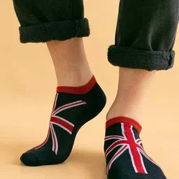 MJE Men Pack Of 5 Patterned Ankle Length Socks image 2