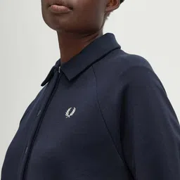 Fred Perry Women Shirt Collar Solid Sweatshirt image 4