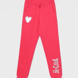 Fame Forever by Lifestyle Girls Printed Pure Cotton Joggers-picture-15
