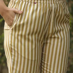 GoSriKi Women Ethnic Motifs Printed Regular Kurta with Trousers & With Dupatta image 2