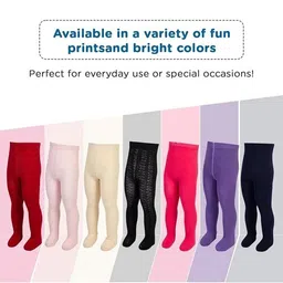 MeeMee Infant Girls Pack of 2 Opaque Stockings image 5