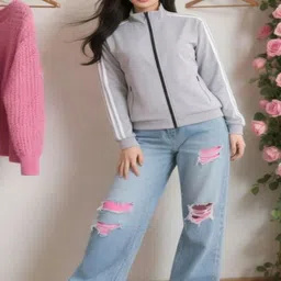 MAYKR Women Colourblocked Sporty Jacket image 2