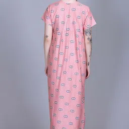TRUDO Printed Maxi Nightdress image 4