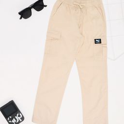 Pantaloons Junior Boys Cotton Cargos Trousers-picture-12