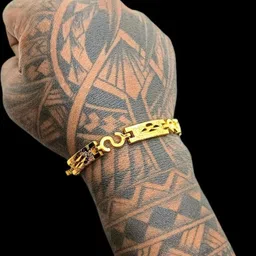 Dynamic Retail Global Men Gold-Plated Link Bracelet-picture-25