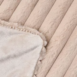 Home Centre Beige 400 GSM Double Bed Blanket image 5