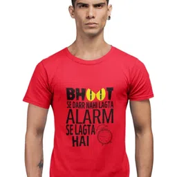 Letshandcraft Typography Printed Pure Cotton Short Sleeves T-shirt-picture-21