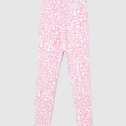 max Girls Printed Ankle-Length Leggings-picture-21