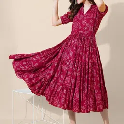 Jash Creation Women Printed Anarkali Kurtas-image-62