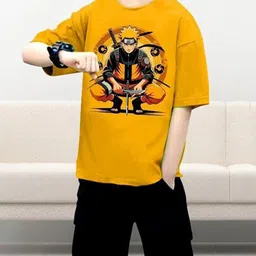 BILLYBALL Unisex Kids Printed T-shirt with Shorts image 2