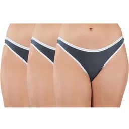 ORLIZEA Pack of 3 Women Low-Rise Cotton Blend Thongs-picture-37