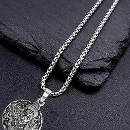 J.S ENTERPRISES Circular Pendants with Chains-picture-2