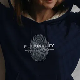 TOGS & TERRE Women Printed Oversized Pullover Hooded Sweatshirt image 5