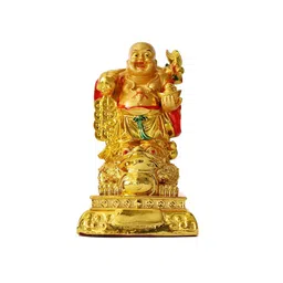 The Spiritual Living Gold-Toned Buddha Figurine Showpiece-picture-21
