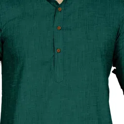 ZELINCO Men Thread Work Kurta image 4