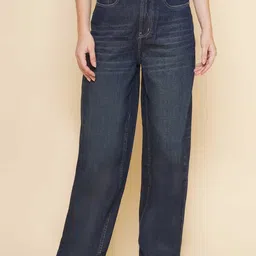 PUELLA Women Straight Fit High-Rise Light Fade Stretchable Jeans-picture-27