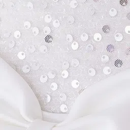 FOREVER FRIDAY Girls Embellished Off-Shoulder Fit and Flare Dress image 3