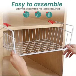 Go Hooked White Water Resistant Under Shelf Basket Organisers image 4