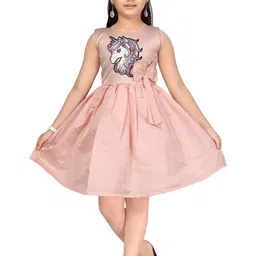 Muhuratam Girls Peach Dresses-picture-28