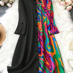 TOONKY Print Shirt Midi Dress-picture-24