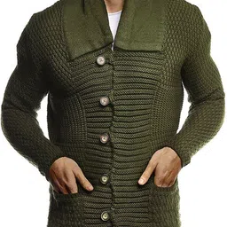 Mast & Harbour Men Shirt Collar Long Sleeves Cardigan-picture-15