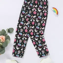 Kookie Kids Full Length Leggings Unicorn Print - Multicolor image 4