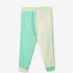 The Souled Store Boys Colourblocked Printed Pure Cotton Mid Rise Joggers image 3