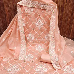 Maroosh Embroidered Unstitched Dress Material image 4