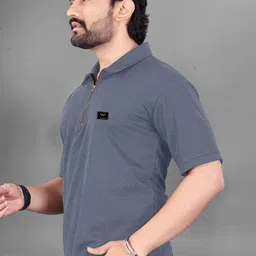 VINTHON Men 2 Polo Collar T-shirt image 2
