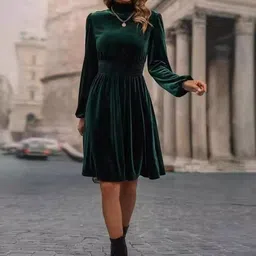 DressBerry Glam A-Line Dress-image-56