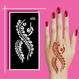 VOORKOMS Mehndi Stencil Stickers for Henna Beauty-picture-20