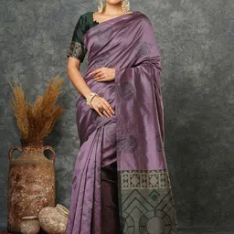 SANISA Silk Blend Handloom Saree-picture-19