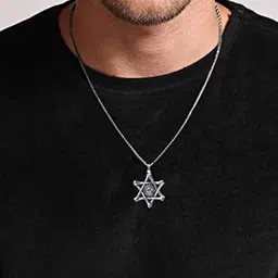 ATRAER Women Stainless Steel Silver-Plated Pendant with Chain-picture-27