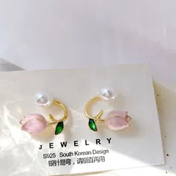PolluxCraft Floral Studs Earrings-picture-14