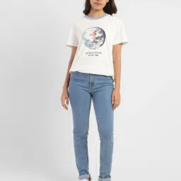 levi's Women's 721 Blue Skinny Fit High Rise Jeans image 5