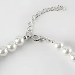 Tipsy closet Silver-Plated Artificial Stones and Beads Stainless Steel Necklace image 5