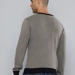 Indian Terrain Abstract Self Design Pullover Sweater image 4