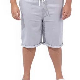 Hardsoda by The Indian Garage Co Men Mid-Rise Relaxed Fit Denim Shorts-image-11