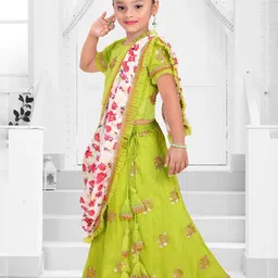 Pragya Exclusive Girls Ready to Wear Lehenga & Blouse With Dupatta image 2