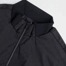 Arrow New York Men Mock Collar Solid Casual Bomber Jacket image 3