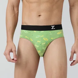 XYXX Men Printed Cotton Basic Brief XYBRF201 image 2