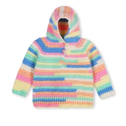 mmt Kids-Unisex Beige Pure Wool Clothing Set image 3