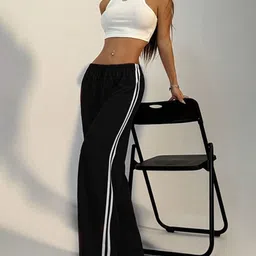 KPOP Women Striped Original Trousers image 4