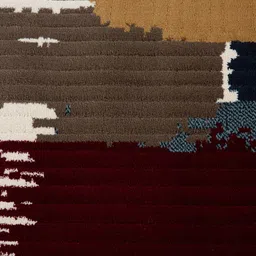 sapana carpet-mats Multicolor Abstract Polypropylene 6 ft x 9 ft Machine Made Carpet image 4