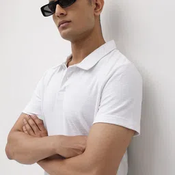 The Roadster Lifestyle Co. Solid Polo Collar T-shirt-picture-41