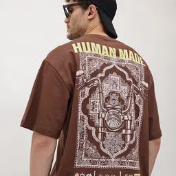 The Roadster Life Co. Printed Pure Cotton Relaxed Fit T-shirt-picture-13