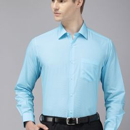 Van Heusen Pure Cotton Custom Fit Opaque Formal Shirt-picture-5