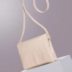 French Connection Solid Structured Sling Bag-picture-19