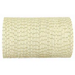 Set of 48 Traditional Plain Metal with Polka Dots Bangles-image-62
